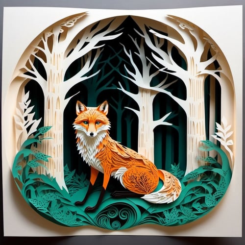 Papercut SDXL by qubit on Tensor.Art