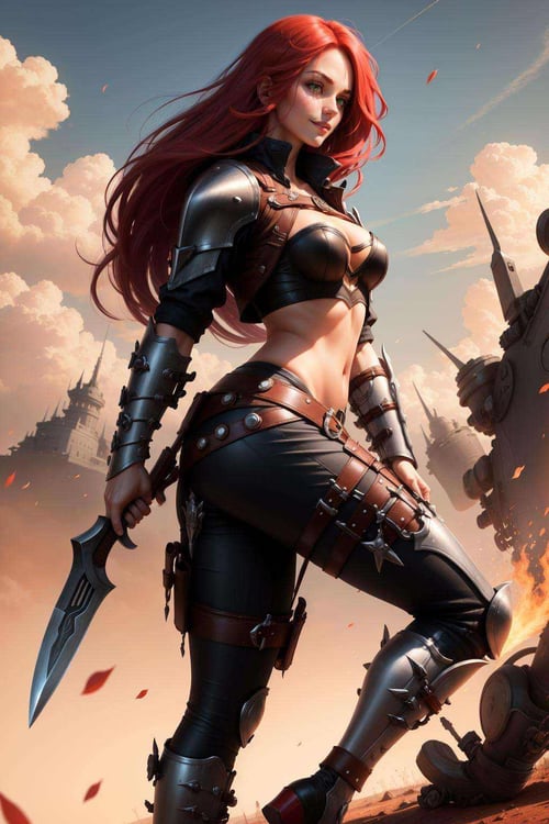 Katarina + Battle Academia Katarina (League of Leg by novowels on Tensor.Art