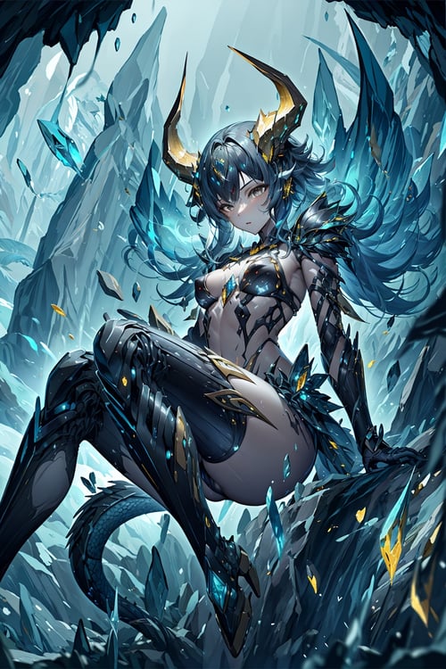 Crystalline fragments晶体碎片 by Ylvi on Tensor.Art