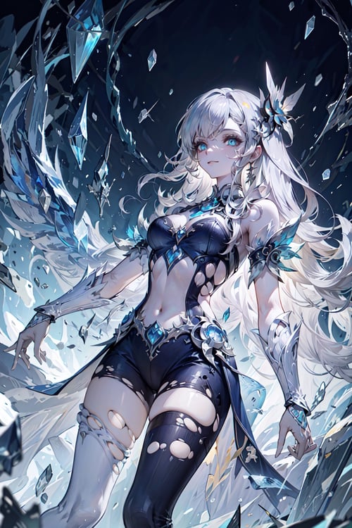 Crystalline fragments晶体碎片 by Ylvi on Tensor.Art