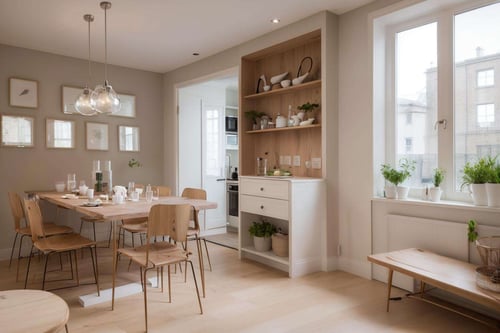 室内设计-北欧奶油风|Nordic Modern Style Interior Design by Nayuta on Tensor.Art