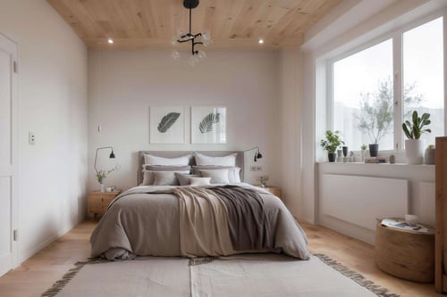 室内设计-北欧奶油风|Nordic Modern Style Interior Design by Nayuta on Tensor.Art