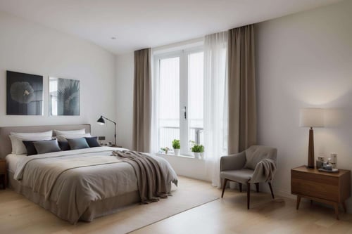 室内设计-北欧奶油风|Nordic Modern Style Interior Design by Nayuta on Tensor.Art