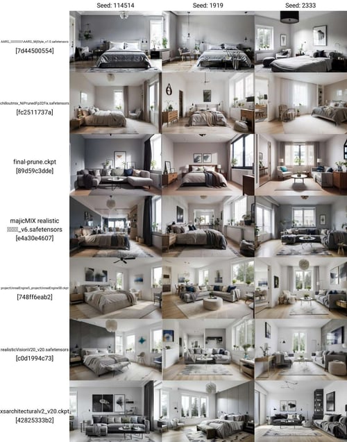 室内设计-北欧奶油风|Nordic Modern Style Interior Design by Nayuta on Tensor.Art