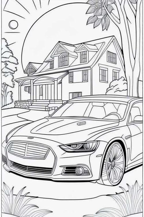 Coloring Page Diffusion by user_614154652581240344 on Tensor.Art