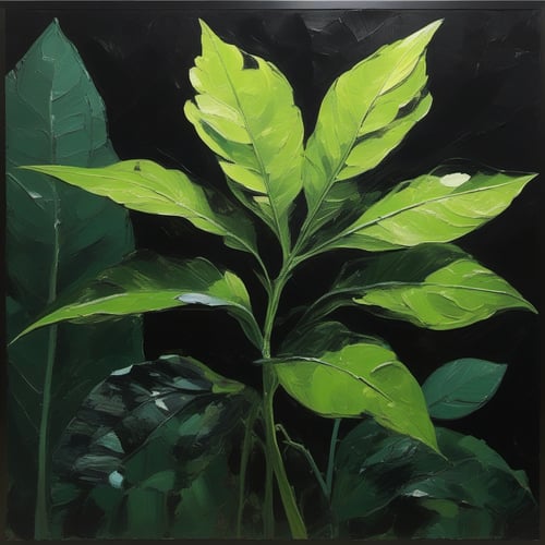 Beautiful Leaf (painting) by agon on Tensor.Art