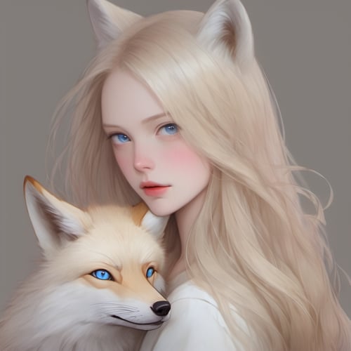小狐狸祥瑞哈基米 by 有饭 on Tensor.Art