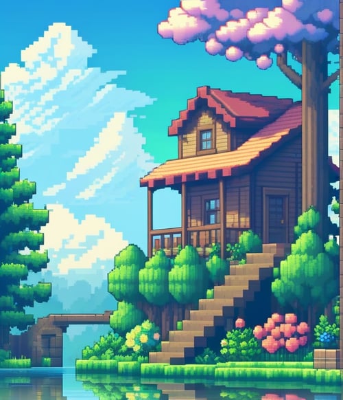 [Lah] Pixel art style | SDXL by LahIntheFutureland on Tensor.Art