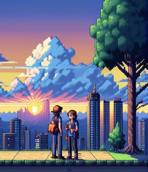 [Lah] Pixel art style | SDXL by LahIntheFutureland on Tensor.Art