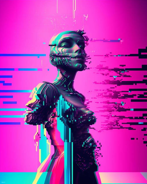Glitch Style by Ciro Negrogni on Tensor.Art