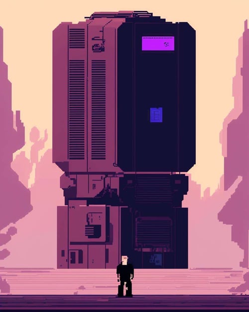 Cyber Pixels by Ciro Negrogni on Tensor.Art