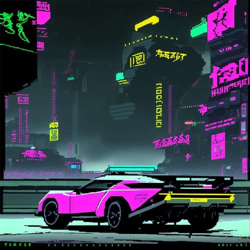 Cyber Pixels by Ciro Negrogni on Tensor.Art