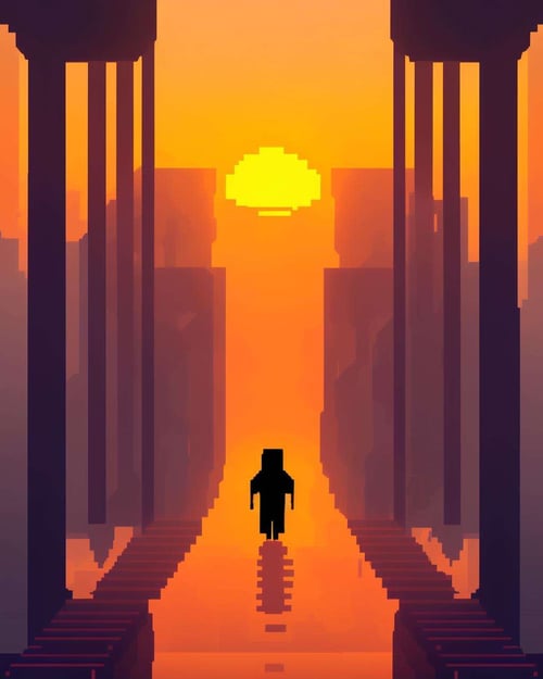 Cyber Pixels by Ciro Negrogni on Tensor.Art