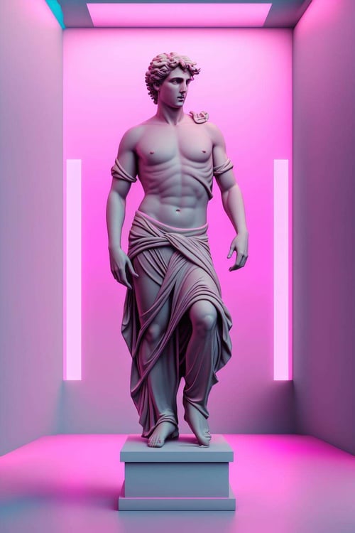 Vaporwave Style by Ciro Negrogni on Tensor.Art