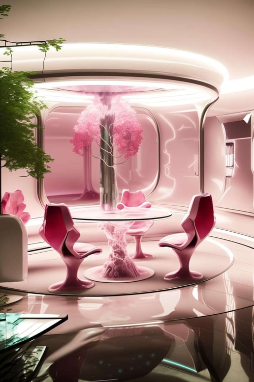 Futuristic Interior - refiner by Ciro Negrogni on Tensor.Art