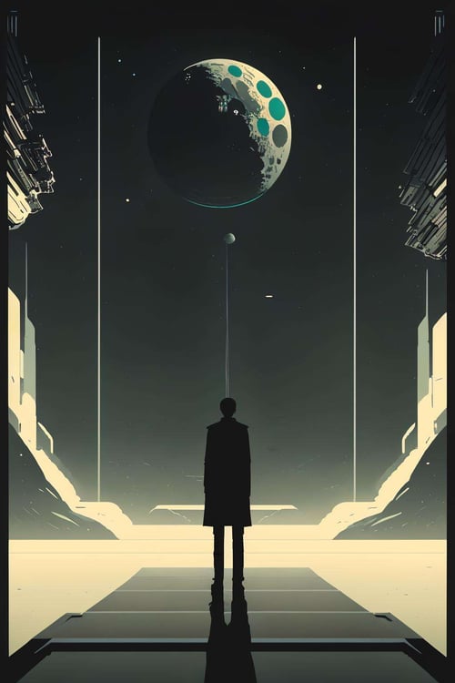 Minimalist Sci-Fi Dystopia by Ciro Negrogni on Tensor.Art