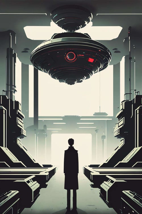 Minimalist Sci-Fi Dystopia by Ciro Negrogni on Tensor.Art