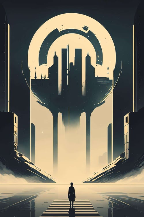 Minimalist Sci-Fi Dystopia by Ciro Negrogni on Tensor.Art