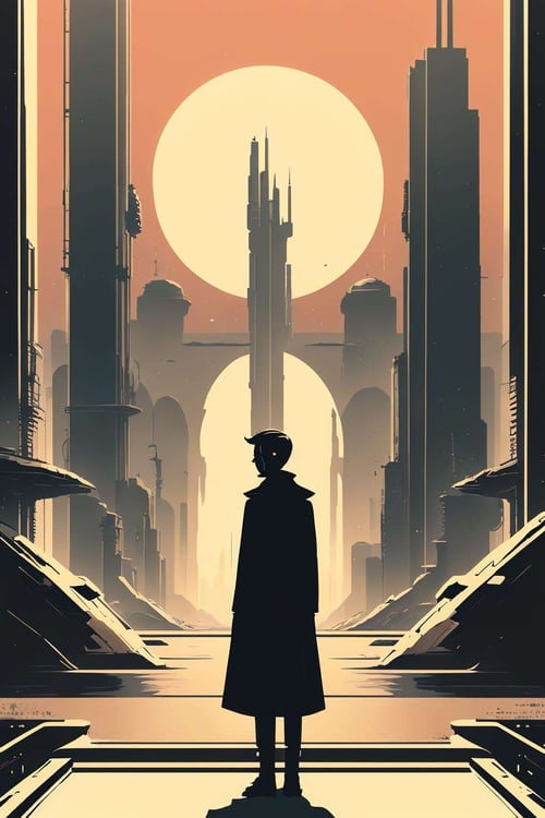 Minimalist Sci-Fi Dystopia by Ciro Negrogni on Tensor.Art