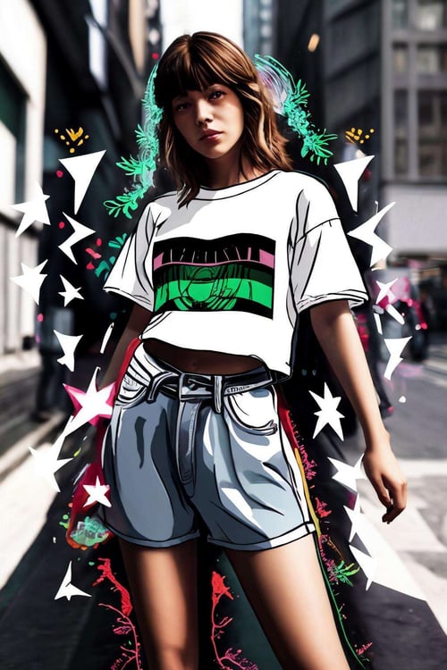 Graphical Clothes by Ciro Negrogni on Tensor.Art