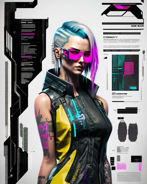 Cyber Graphic by Ciro Negrogni on Tensor.Art
