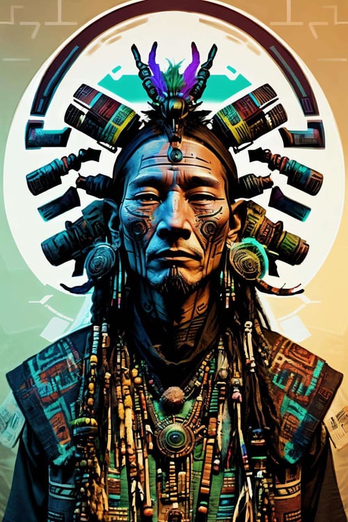 Cyber Shaman by Ciro Negrogni on Tensor.Art