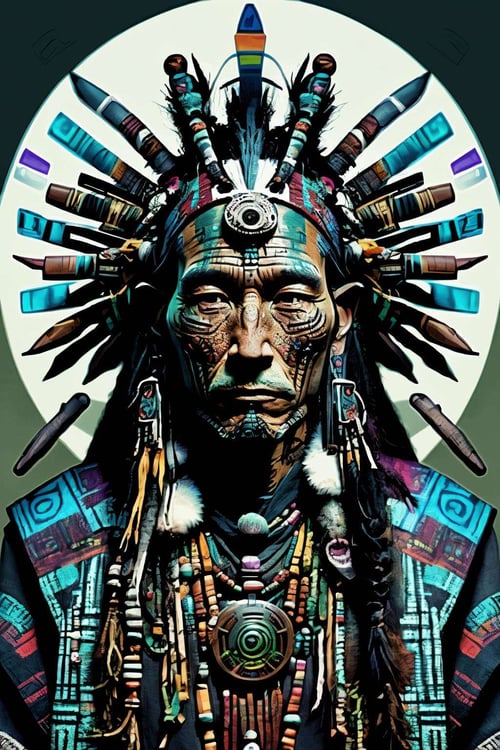 Cyber Shaman by Ciro Negrogni on Tensor.Art