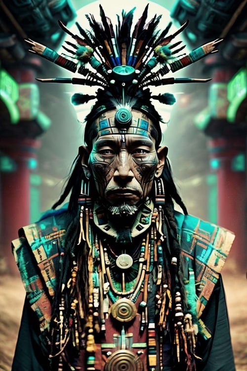 Cyber Shaman by Ciro Negrogni on Tensor.Art