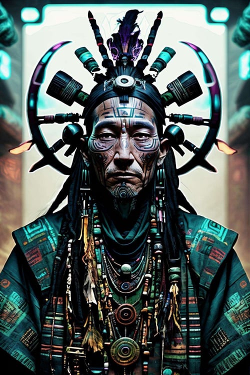 Cyber Shaman by Ciro Negrogni on Tensor.Art