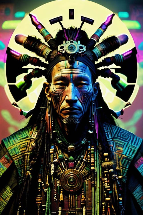 Cyber Shaman by Ciro Negrogni on Tensor.Art