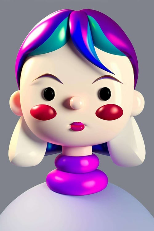 Toy Face by Ciro Negrogni on Tensor.Art