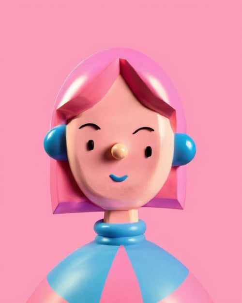 Toy Face by Ciro Negrogni on Tensor.Art