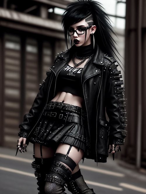 Chica punk by Arielpelado on Tensor.Art
