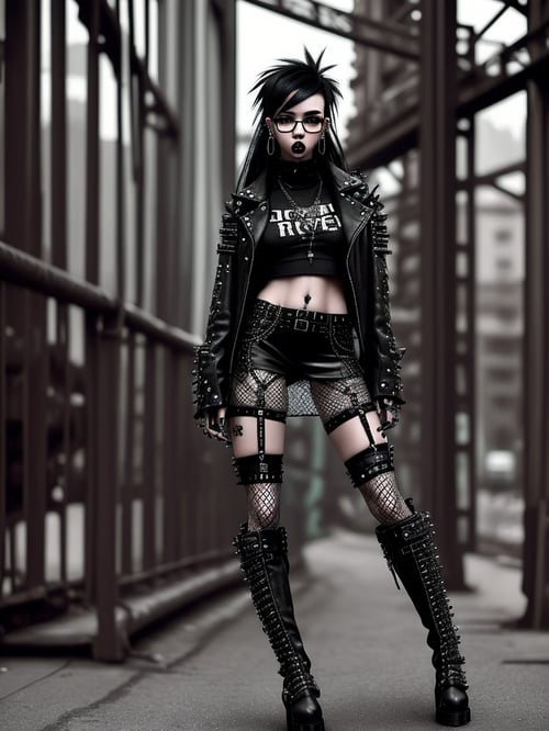 Chica punk by Arielpelado on Tensor.Art