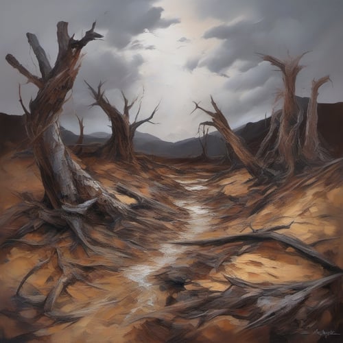 Devasted landscape by agon on Tensor.Art