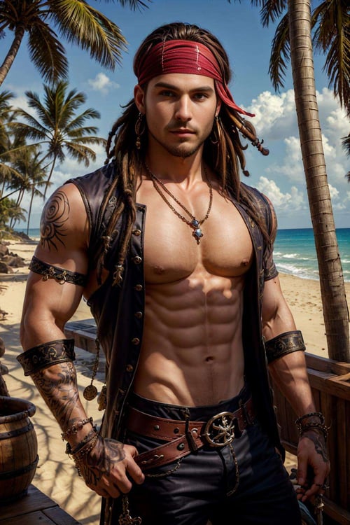 Sexy Pirate by JenssenArt on Tensor.Art