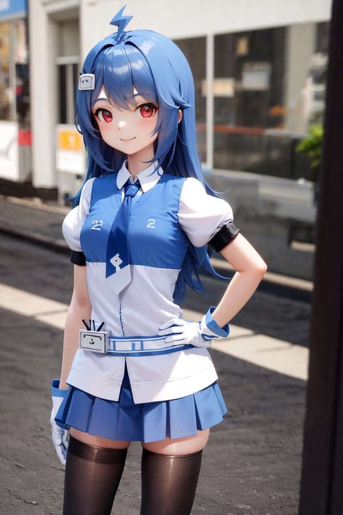 Bili Girl 22 | Bilibili 22娘 by Akiseki on Tensor.Art