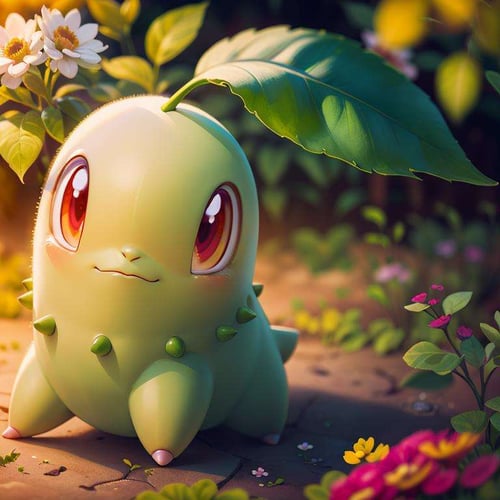 Chikorita Pokemon by Citron Legacy on Tensor.Art