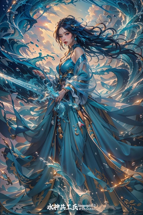 特效模仿 | 水神共工氏Gonggongshi by 哲学系的李诗人 on Tensor.Art