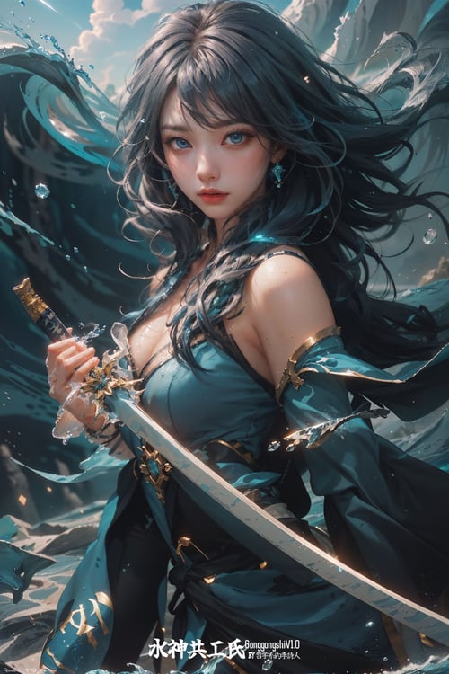 特效模仿 | 水神共工氏Gonggongshi by 哲学系的李诗人 on Tensor.Art