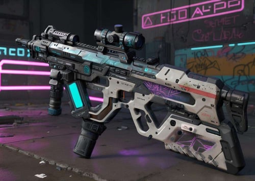 Cyber Rifle by Ciro Negrogni on Tensor.Art