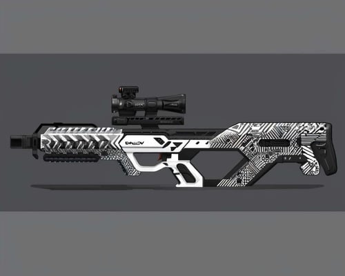 Cyber Rifle by Ciro Negrogni on Tensor.Art