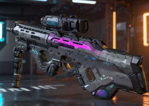 Cyber Rifle by Ciro Negrogni on Tensor.Art