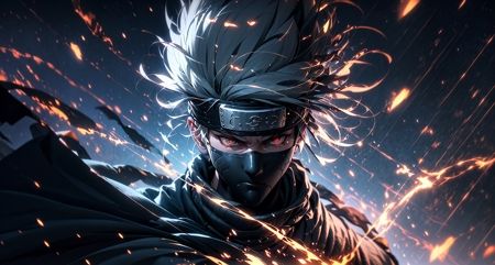 Kakashi Hatake in Naruto by AI CREATOR on Tensor.Art