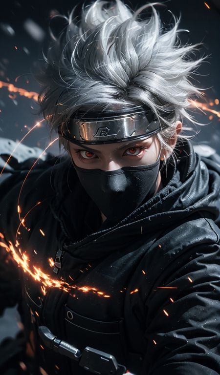 Kakashi Hatake in Naruto by AI CREATOR on Tensor.Art