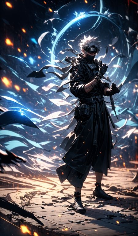 Kakashi Hatake in Naruto by AI CREATOR on Tensor.Art