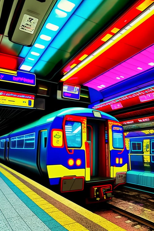 Neon Environments by Ciro Negrogni on Tensor.Art