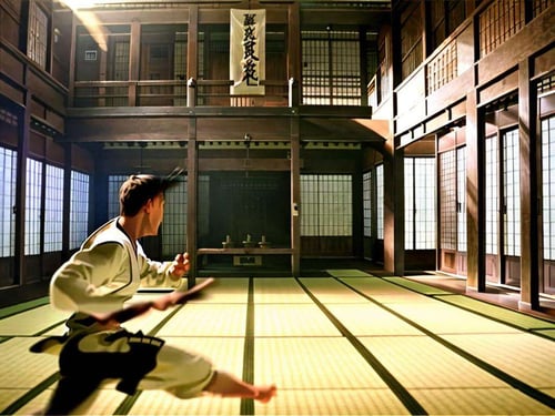 道場 DOJO/training room by swingwings on Tensor.Art