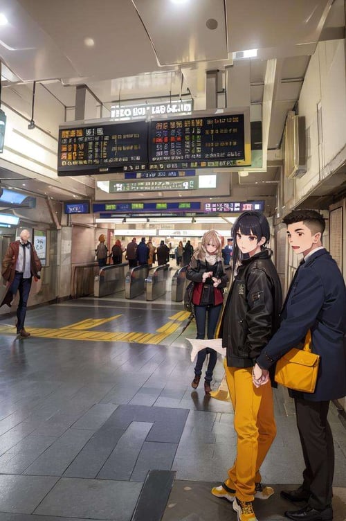 東京駅 東海道・山陽新幹線「中央のりかえ口」 by swingwings on Tensor.Art