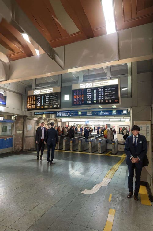 東京駅 東海道・山陽新幹線「中央のりかえ口」 by swingwings on Tensor.Art